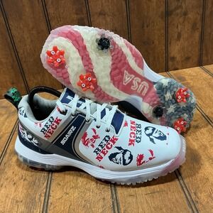 Sqairz Golf JD "Red Neck" John Daly Spiked Golf Shoes Limited Edition Men's US 7
